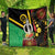 Tamtam Drum Vanuatu Quilt Boar Tusk Aboriginal Flag Style
