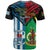 Vanuatu West Papua T Shirt Coat of Arms Mix Flag Style LT14 - Polynesian Pride