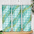 Hawaii Jade Vine Lei Skinny Tumbler Aloha Palaka Motif - Turquoise - Polynesian Pride