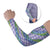 Hawaii Jade Vine Lei Arm Sleeves Aloha Palaka Motif - Purple - Polynesian Pride
