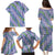 Hawaii Jade Vine Lei Family Matching Puletasi and Hawaiian Shirt Aloha Palaka Motif - Purple - Polynesian Pride