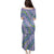 Hawaii Jade Vine Lei Family Matching Puletasi and Hawaiian Shirt Aloha Palaka Motif - Purple - Polynesian Pride