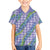 Hawaii Jade Vine Lei Family Matching Summer Maxi Dress and Hawaiian Shirt Aloha Palaka Motif - Purple - Polynesian Pride