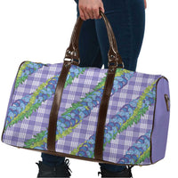Hawaii Jade Vine Lei Travel Bag Aloha Palaka Motif - Purple - Polynesian Pride