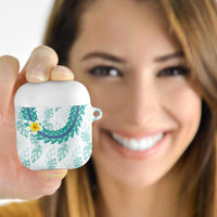 Jade Vine Lei Hawaii AirPods Case Aloha Seamless Tropical Leaves - Polynesian Pride