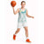 Jade Vine Lei Hawaii Basketball Jersey Aloha Seamless Tropical Leaves - Polynesian Pride