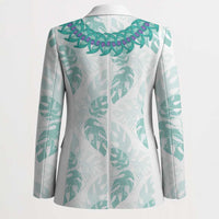 Jade Vine Lei Hawaii Blazer Aloha Seamless Tropical Leaves - Polynesian Pride