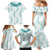 Jade Vine Lei Hawaii Family Matching Mermaid Dress and Hawaiian Shirt Aloha Seamless Tropical Leaves - Polynesian Pride