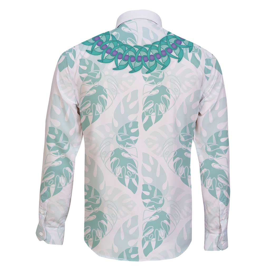 Jade Vine Lei Hawaii Family Matching Puletasi and Hawaiian Shirt Aloha Seamless Tropical Leaves LT14 - Polynesian Pride