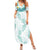 Jade Vine Lei Hawaii Family Matching Summer Maxi Dress and Hawaiian Shirt Aloha Seamless Tropical Leaves - Polynesian Pride