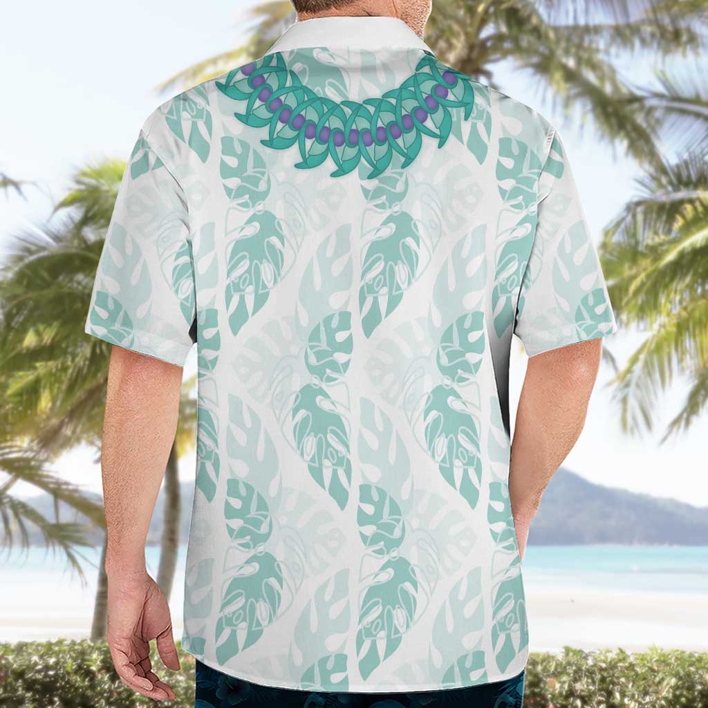 Jade Vine Lei Hawaii Hawaiian Shirt Aloha Seamless Tropical Leaves - Polynesian Pride