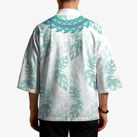 Jade Vine Lei Hawaii Kimono Aloha Seamless Tropical Leaves - Polynesian Pride