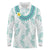 Jade Vine Lei Hawaii Long Sleeve Polo Shirt Aloha Seamless Tropical Leaves - Polynesian Pride