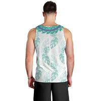 Jade Vine Lei Hawaii Men Tank Top Aloha Seamless Tropical Leaves - Polynesian Pride