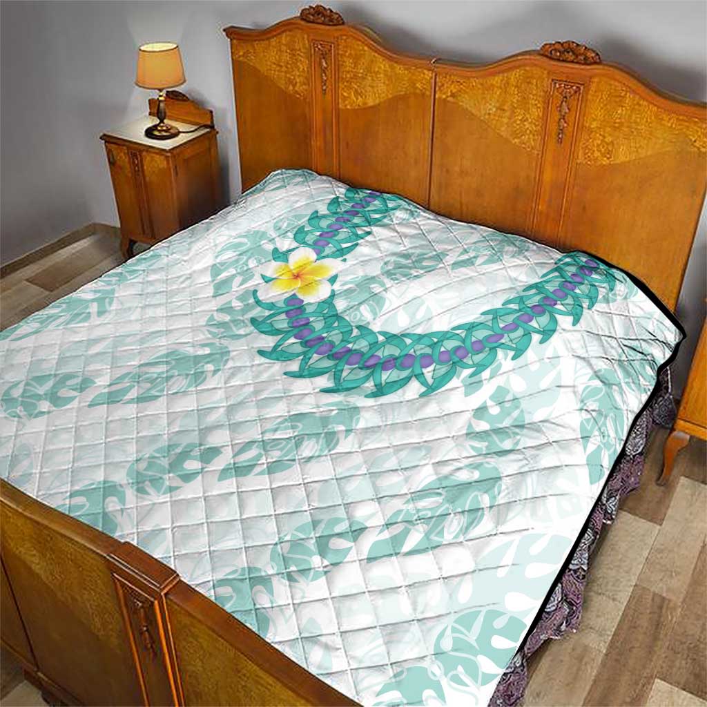 Jade Vine Lei Hawaii Quilt Aloha Seamless Tropical Leaves - Polynesian Pride