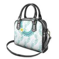 Jade Vine Lei Hawaii Shoulder Handbag Aloha Seamless Tropical Leaves - Polynesian Pride
