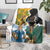 Rugby 2025 Championship Blanket Southern Hemisphere Countries Mascots - Polynesian Pride