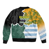 Personalised Rugby 2025 Championship Bomber Jacket Southern Hemisphere Countries Mascots - Polynesian Pride