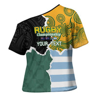 Personalised Rugby 2025 Championship Cross Shoulder Shirt Southern Hemisphere Countries Mascots - Polynesian Pride