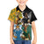 Personalised Rugby 2025 Championship Family Matching Off The Shoulder Long Sleeve Dress and Hawaiian Shirt Southern Hemisphere Countries Mascots - Polynesian Pride