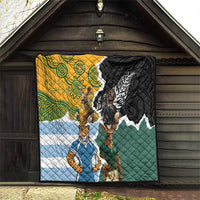 Rugby 2025 Championship Quilt Southern Hemisphere Countries Mascots - Polynesian Pride