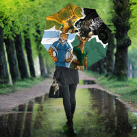 Rugby 2025 Championship Umbrella Southern Hemisphere Countries Mascots - Polynesian Pride