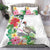 Aloha Hawaii Nene Goose Bedding Set Tropical Flowers Watercolor Stylized - Polynesian Pride