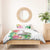 Aloha Hawaii Nene Goose Bedding Set Tropical Flowers Watercolor Stylized - Polynesian Pride