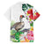 Aloha Hawaii Nene Goose Hawaiian Shirt Tropical Flowers Watercolor Stylized - Polynesian Pride