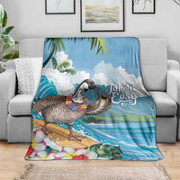Aloha Hawaii Shaka Nene Goose Blanket Surfing Take It Easy - Polynesian Pride