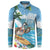 Aloha Hawaii Shaka Nene Goose Button Sweatshirt Surfing Take It Easy - Polynesian Pride