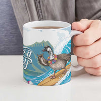 Aloha Hawaii Shaka Nene Goose Ceramic Mug Surfing Take It Easy - Polynesian Pride