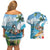 Aloha Hawaii Shaka Nene Goose Couples Matching Off Shoulder Short Dress and Hawaiian Shirt Surfing Take It Easy - Polynesian Pride
