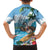 Aloha Hawaii Shaka Nene Goose Family Matching Off The Shoulder Long Sleeve Dress and Hawaiian Shirt Surfing Take It Easy - Polynesian Pride