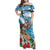 Aloha Hawaii Shaka Nene Goose Family Matching Off Shoulder Maxi Dress and Hawaiian Shirt Surfing Take It Easy - Polynesian Pride