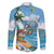 Aloha Hawaii Shaka Nene Goose Family Matching Summer Maxi Dress and Hawaiian Shirt Surfing Take It Easy - Polynesian Pride