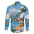 Aloha Hawaii Shaka Nene Goose Family Matching Summer Maxi Dress and Hawaiian Shirt Surfing Take It Easy - Polynesian Pride