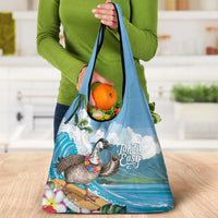 Aloha Hawaii Shaka Nene Goose Grocery Bag Surfing Take It Easy - Polynesian Pride