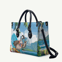 Aloha Hawaii Shaka Nene Goose Leather Bag Surfing Take It Easy - Polynesian Pride