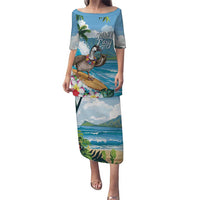 Aloha Hawaii Shaka Nene Goose Puletasi Surfing Take It Easy - Polynesian Pride