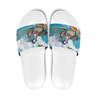 Aloha Hawaii Shaka Nene Goose Slide Sandals Surfing Take It Easy - Polynesian Pride