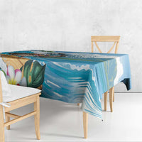 Aloha Hawaii Shaka Nene Goose Tablecloth Surfing Take It Easy - Polynesian Pride