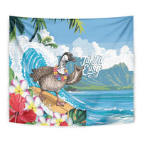 Aloha Hawaii Shaka Nene Goose Tapestry Surfing Take It Easy - Polynesian Pride