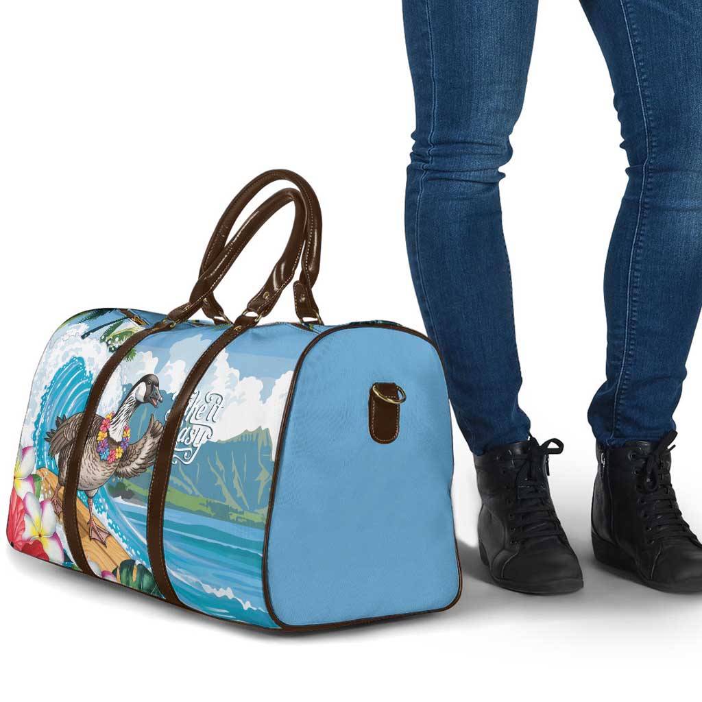 Aloha Hawaii Shaka Nene Goose Travel Bag Surfing Take It Easy - Polynesian Pride