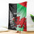 New Zealand and Wales Rugby Custom Blanket Aotearoa All Black Combine Welsh Dragon - Polynesian Pride