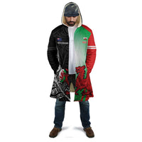 New Zealand and Wales Rugby Custom Cloak Aotearoa All Black Combine Welsh Dragon - Polynesian Pride