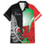 New Zealand and Wales Rugby Custom Family Matching Summer Maxi Dress and Hawaiian Shirt Aotearoa All Black Combine Welsh Dragon - Polynesian Pride