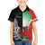 New Zealand and Wales Rugby Custom Hawaiian Shirt Aotearoa All Black Combine Welsh Dragon - Polynesian Pride