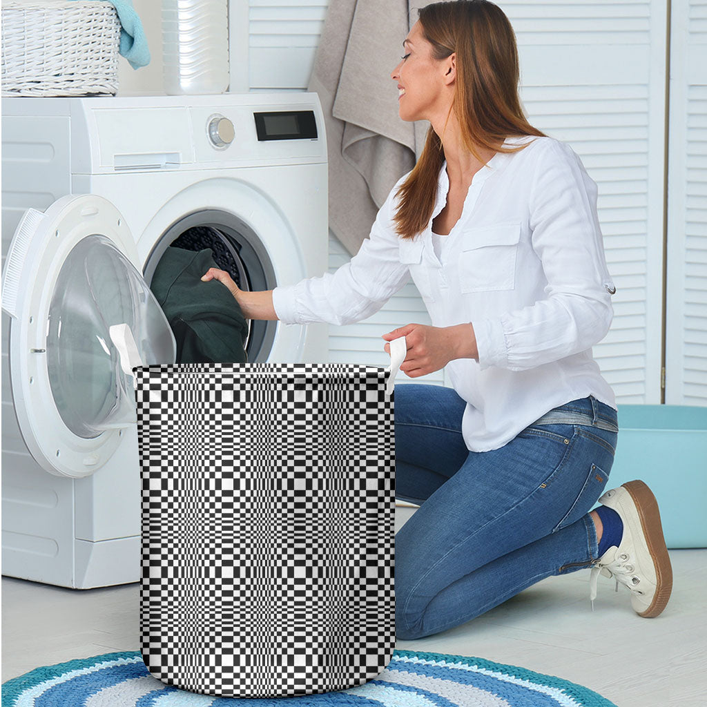 Black White Filipino Binakol Motifs Laundry Basket Mabuhay Philippines Festival Kusikus Pattern