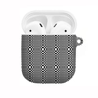 Black White Filipino Binakol Motifs AirPods Case Mabuhay Philippines Festival Kusikus Pattern
